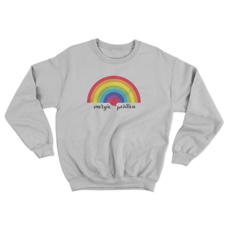 Hoodie arcoiris corazón cardio adulto