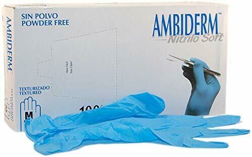 Caja De Guantes De Nitrilo Marca AMBIDERM