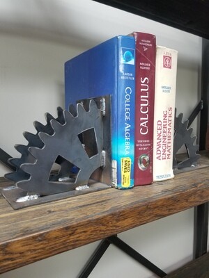 Double Gear Book Ends