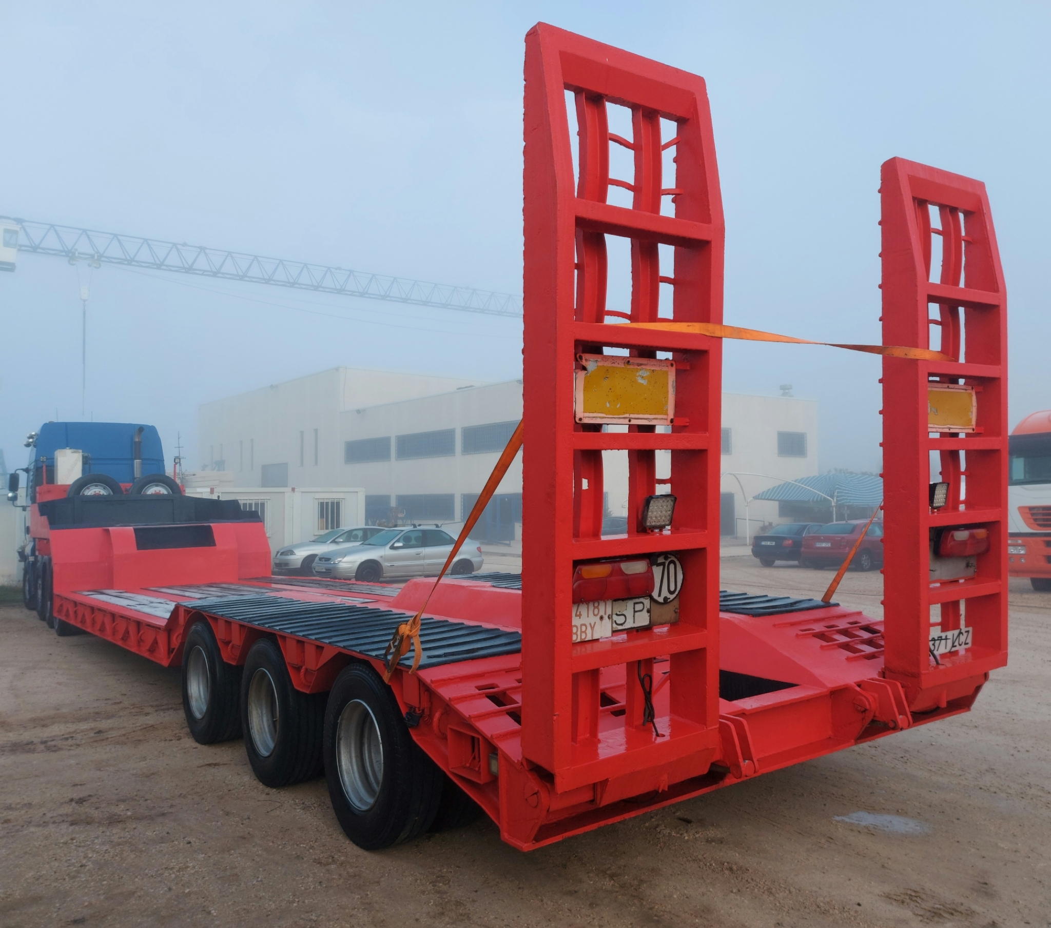 Gondola 3 ejes ancho 3 m con rampas ROBUSTE KAISER S5302F
