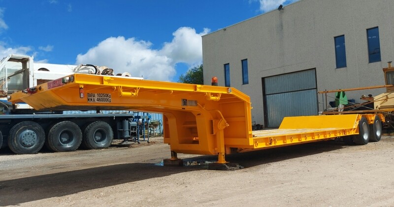 Gondola cama baja extensible de 2 ejes
