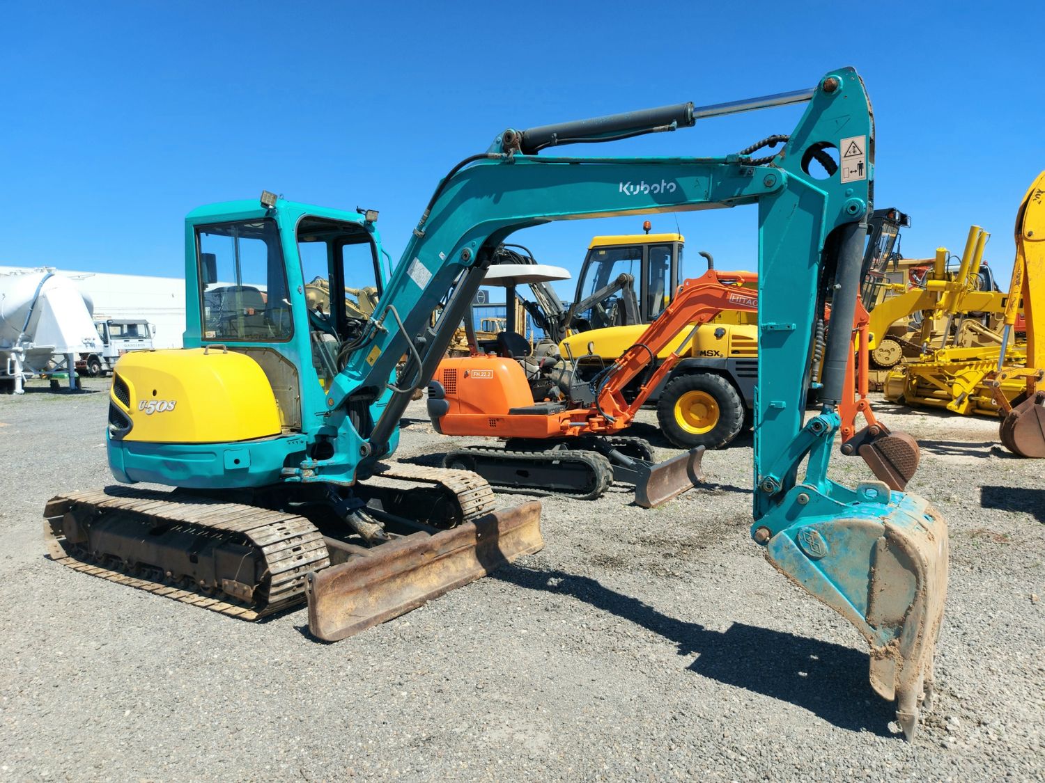 Retroexcavadora giratoria KUBOTA U-50-3S