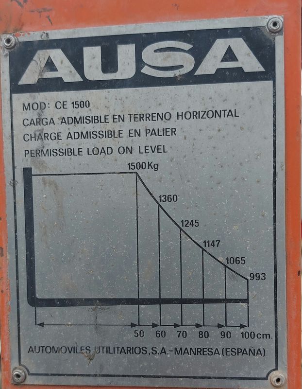 Carretilla elevadora todoterreno AUSA