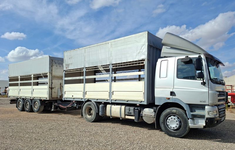 Conjunto camion 2 ejes DAF CF85 y remolque 3 ejes Montenegro