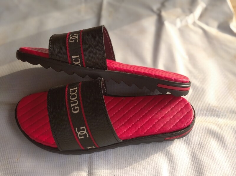 Red and black palms