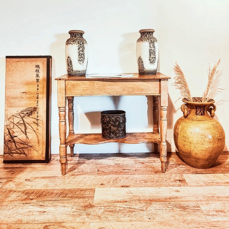 Victorian Pine Console Table