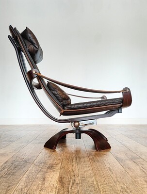 Mid Century Lounge Chair by Ake Fribytter for Nelo Möbel, 1970s.