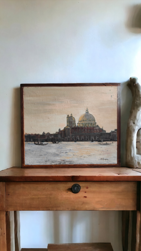 Oil on Canvas 'Santa Maria della Salute'