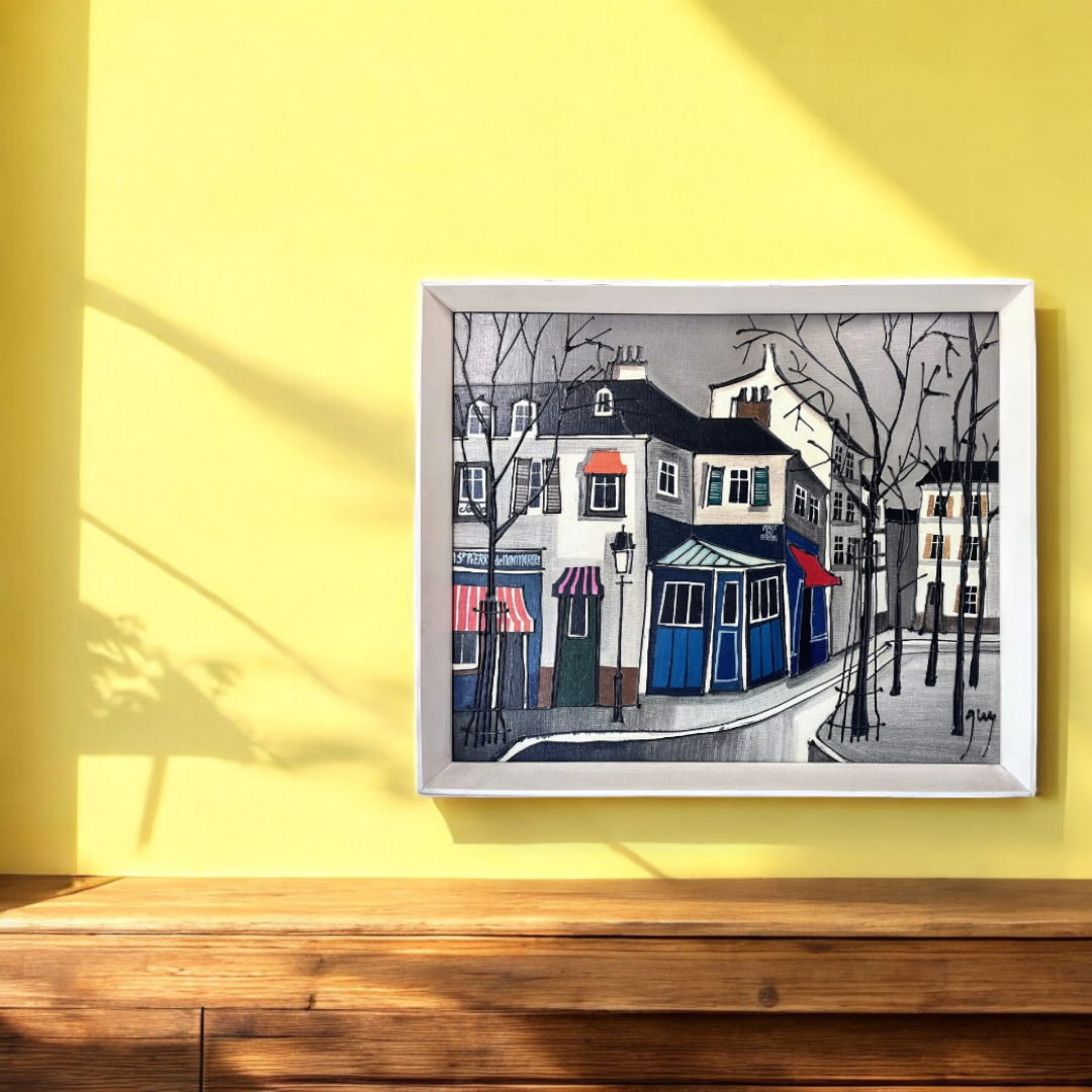 Framed Oil on Canvas by Guy Nochet Paris 1970