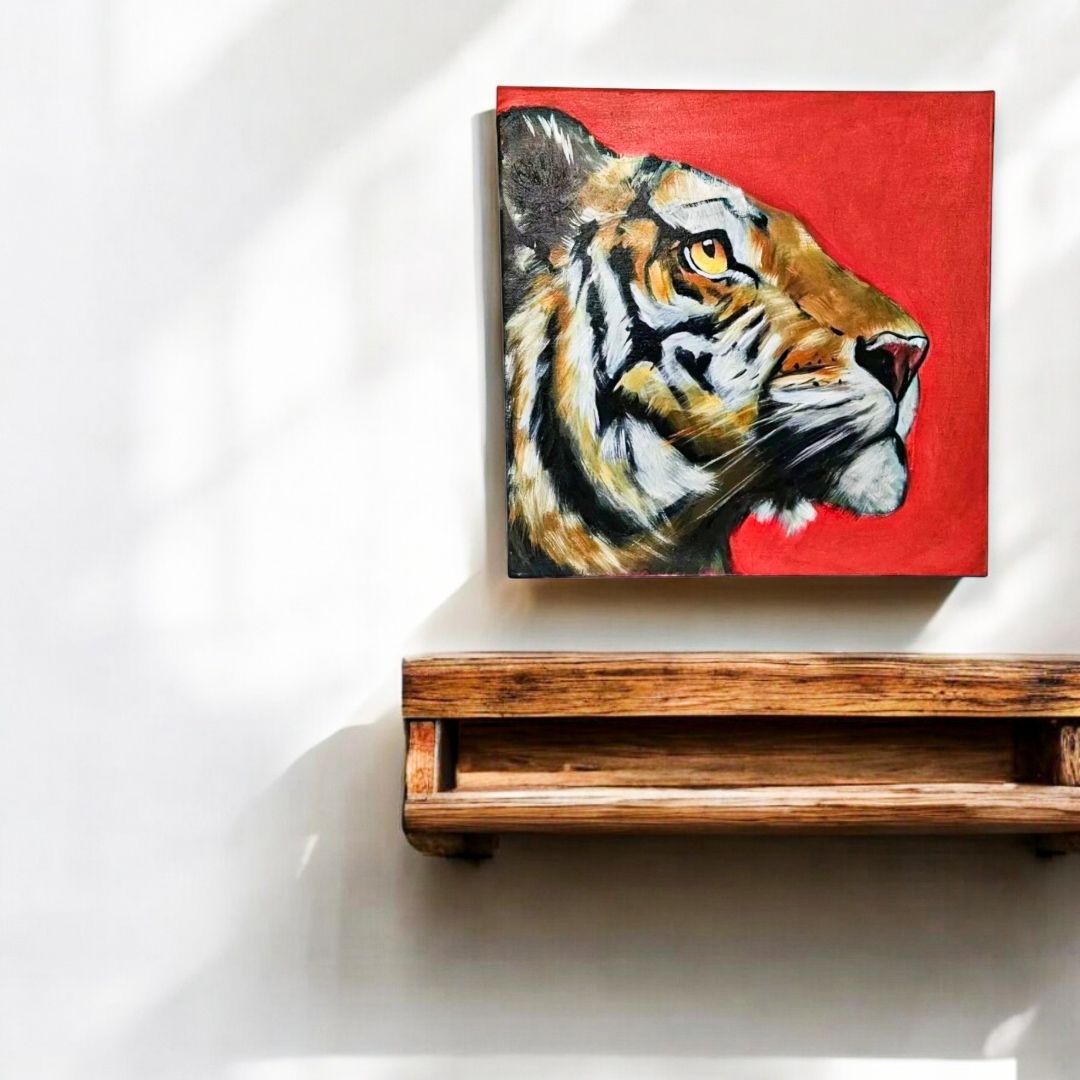 Tiger Acrylic on Canvas Painting