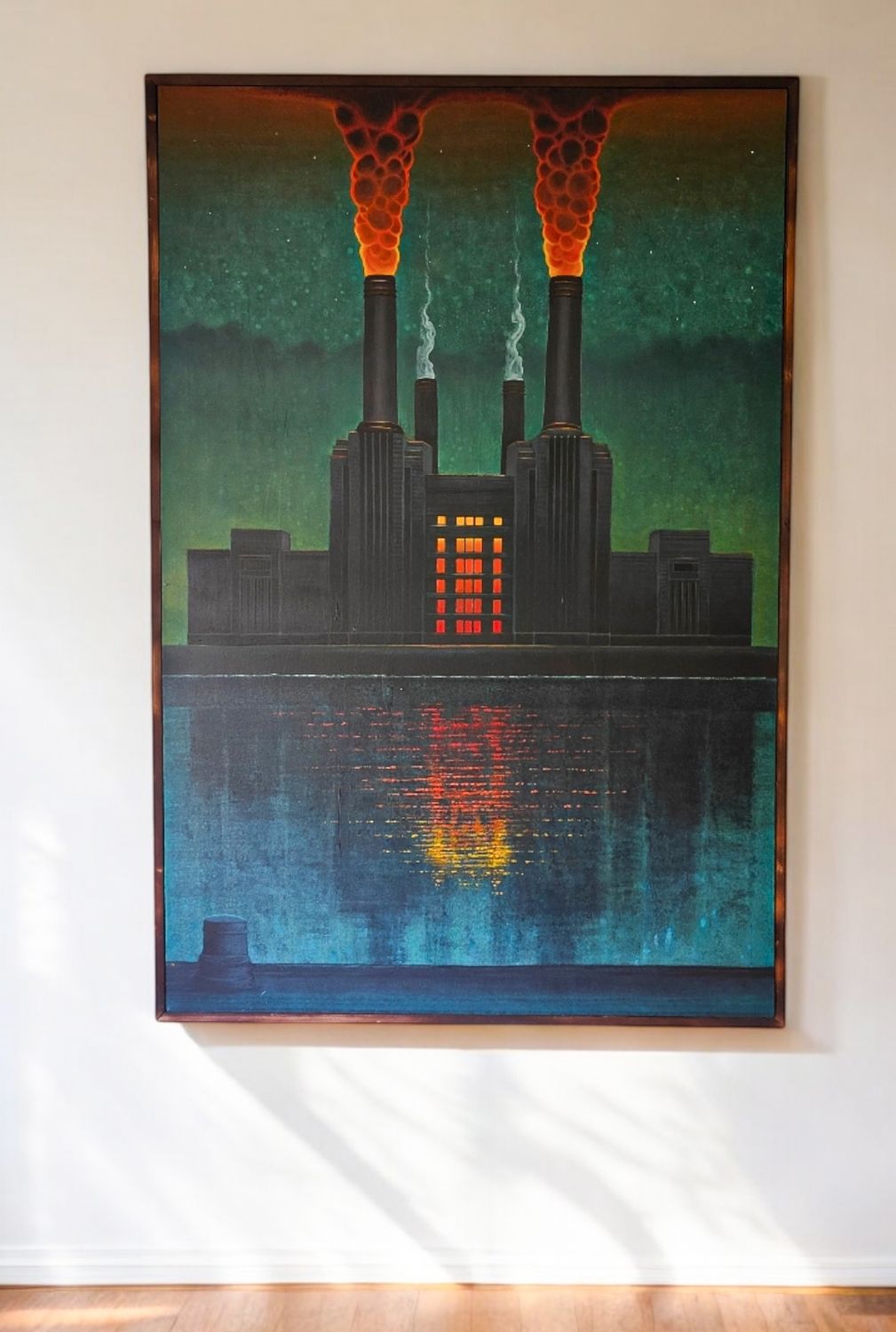 Poisonous Beauty No 12 Large Acrylic on Canvas Painting 