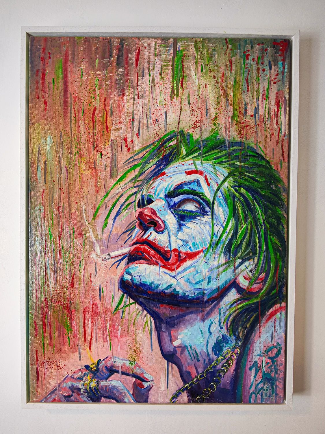 Joker Oil on Canvas Painting