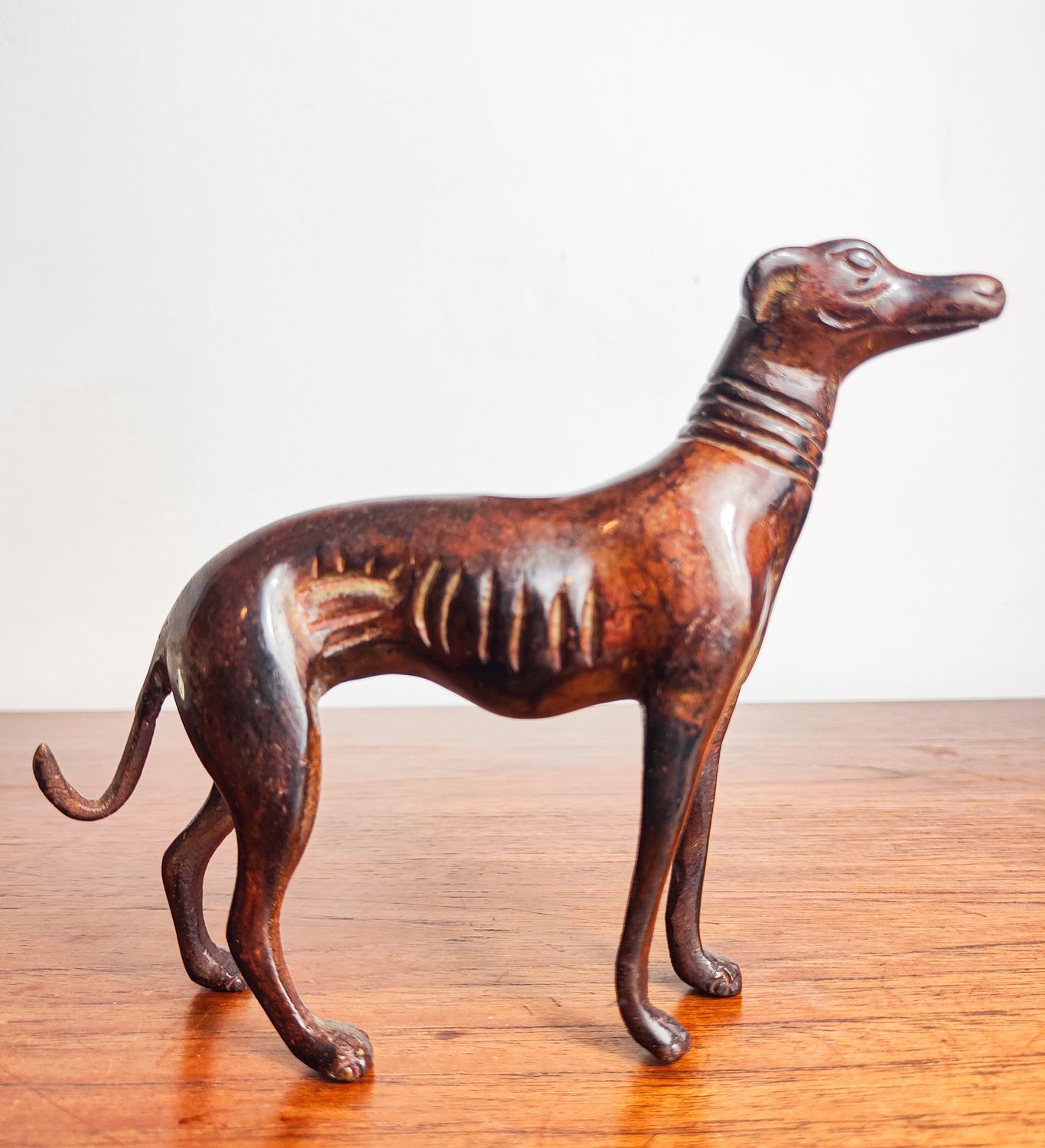 Antique Bronze Greyhound