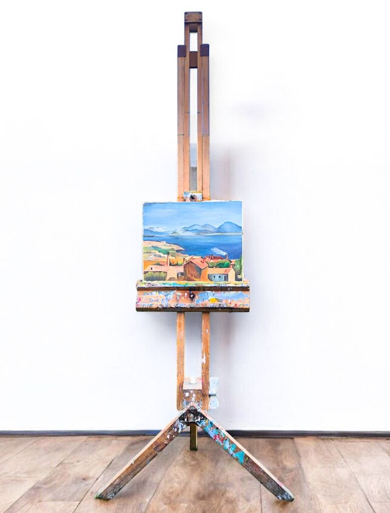 Tuscan Scene Oil on Canvas