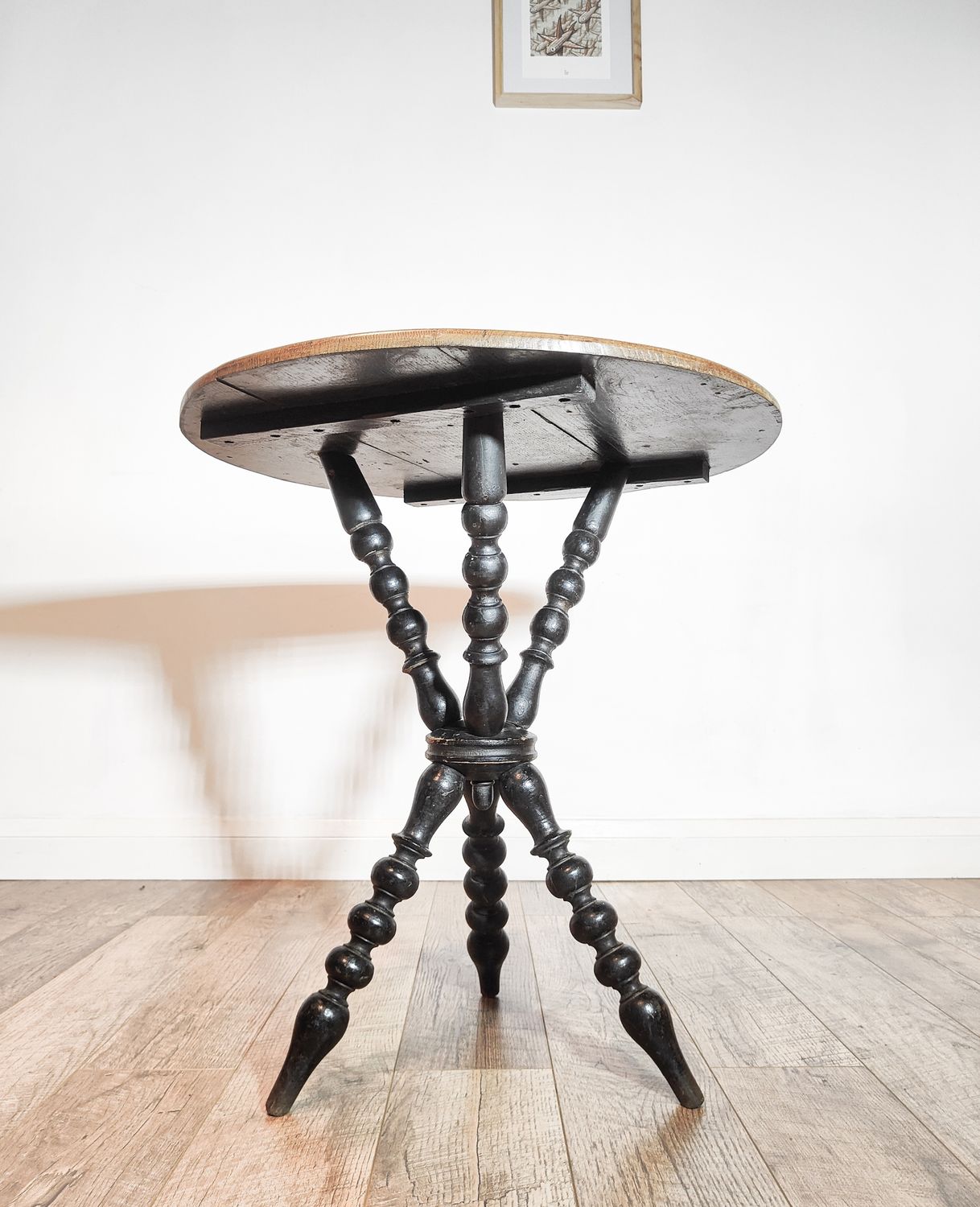 Victorian Bobbin Turned Tripod Gypsy Table