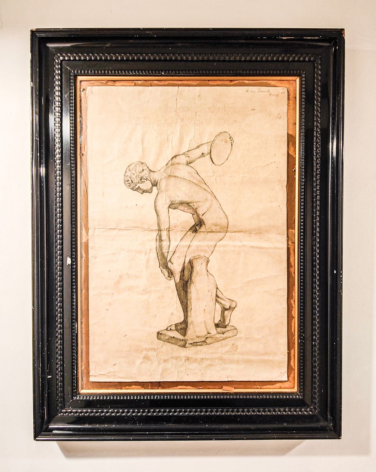 Discobolus Framed Sketch 1935