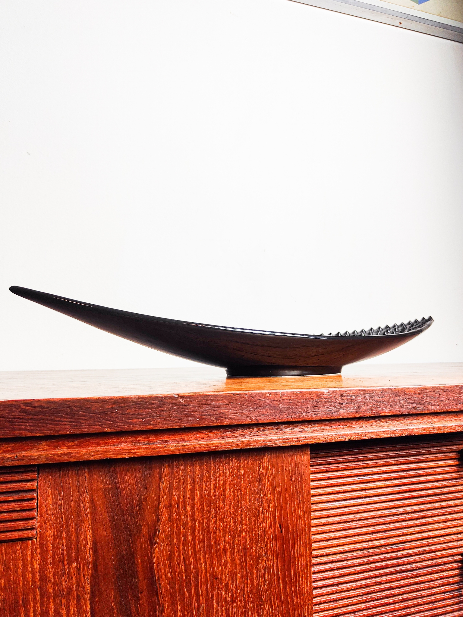 Contemporary Ceramic Decorative Conical Bowl