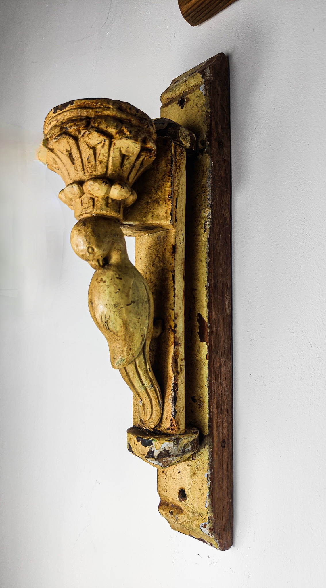 Circa 1900s Parrot Wall Sconce