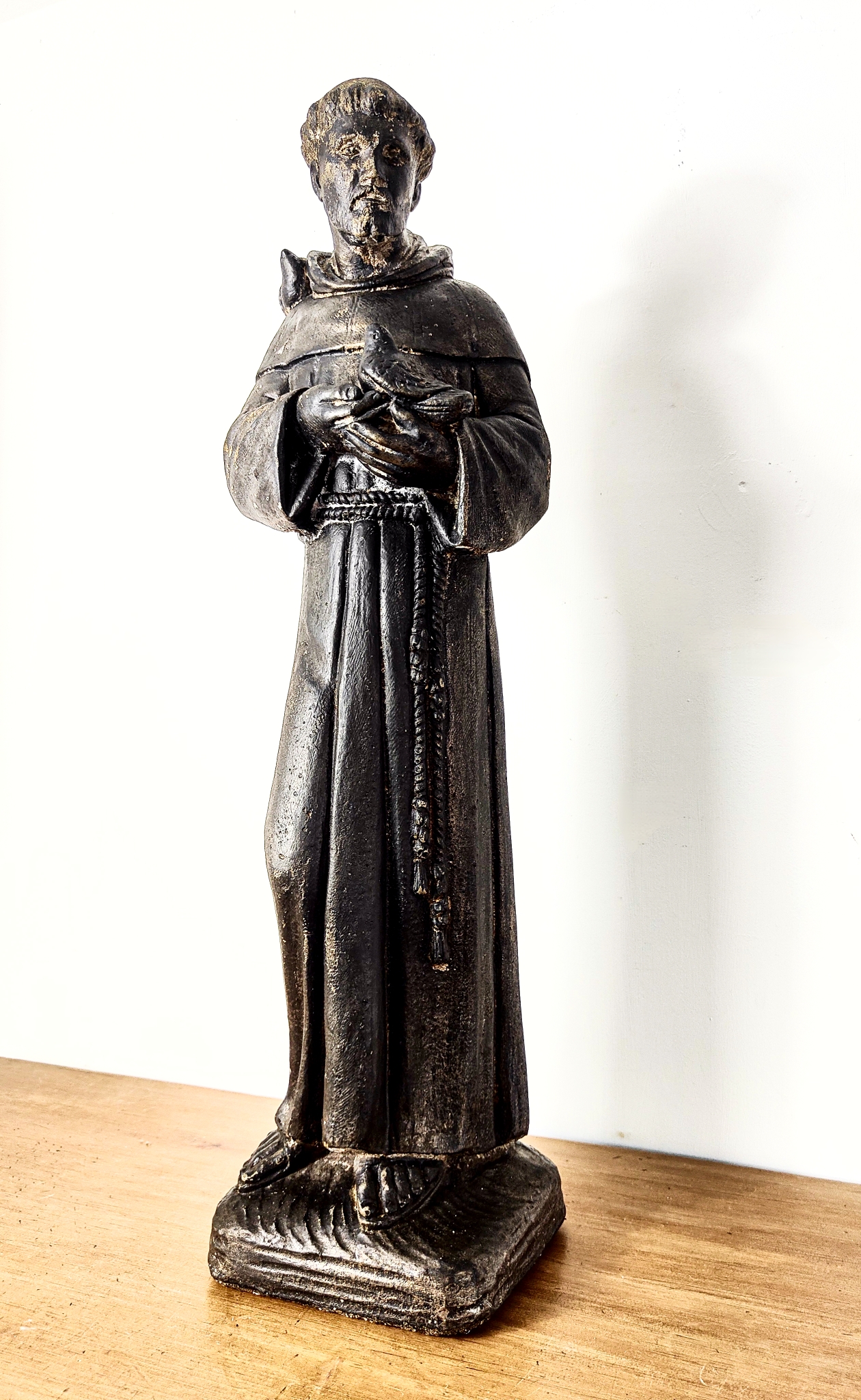 Saint Francis of Assisi Composite Stone Statue