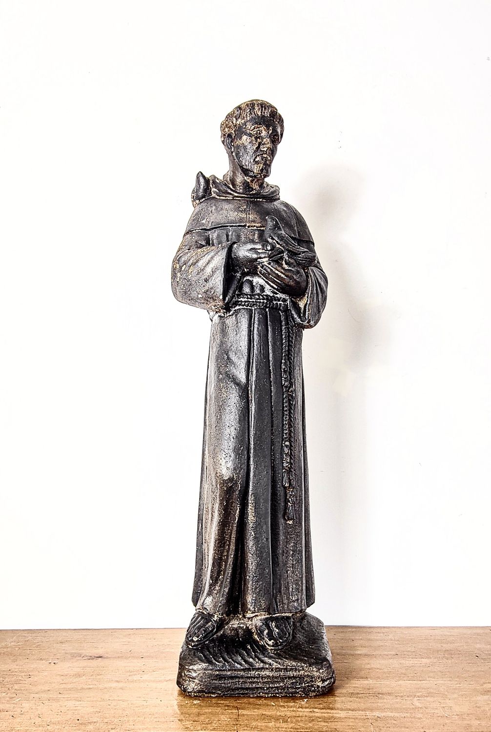 Saint Francis of Assisi Composite Stone Statue