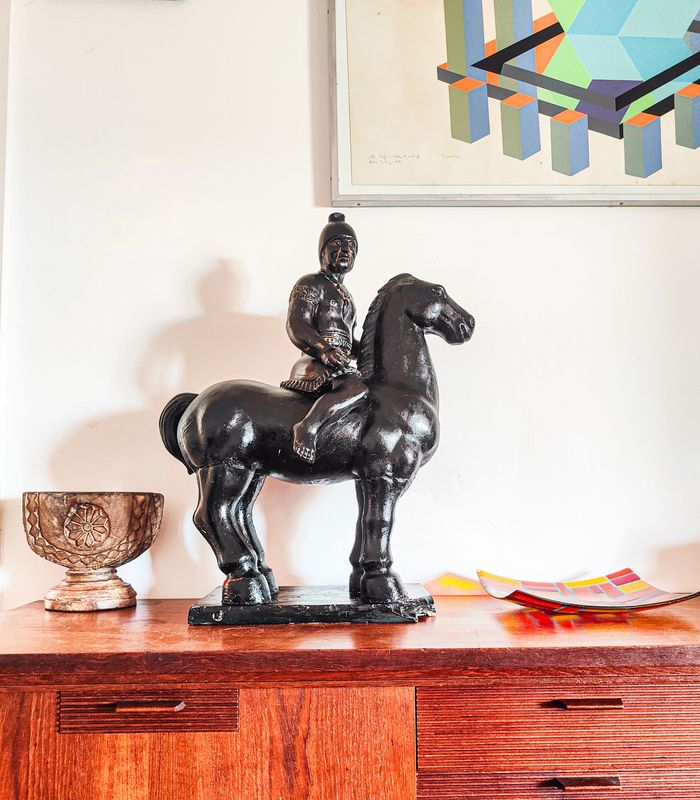 Early 20th Century Terracotta Warrior On HorseBack
