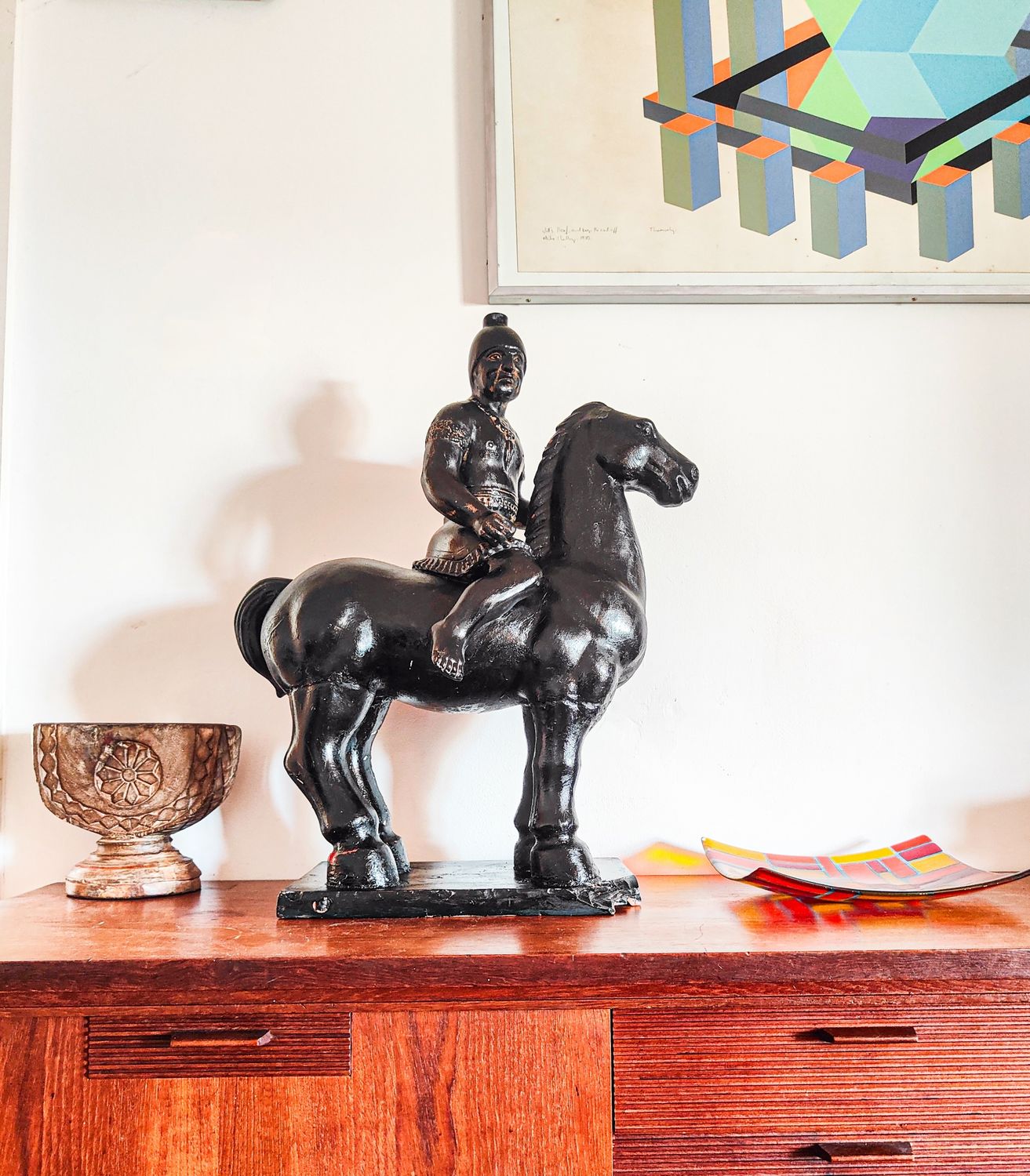 Early 20th Century Terracotta Warrior On HorseBack