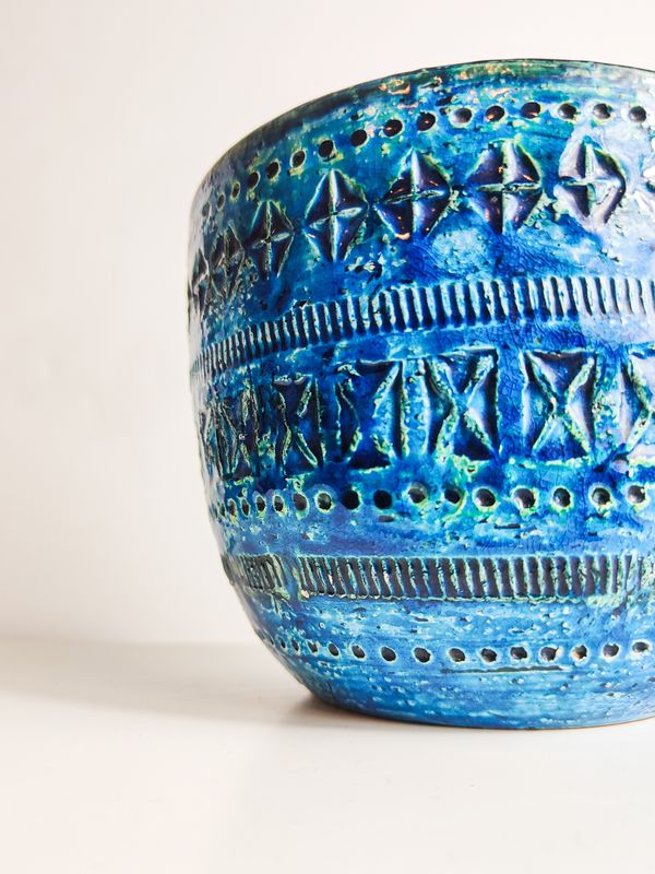 Aldo Londi for Bitossi Rimini Blu Cachepot