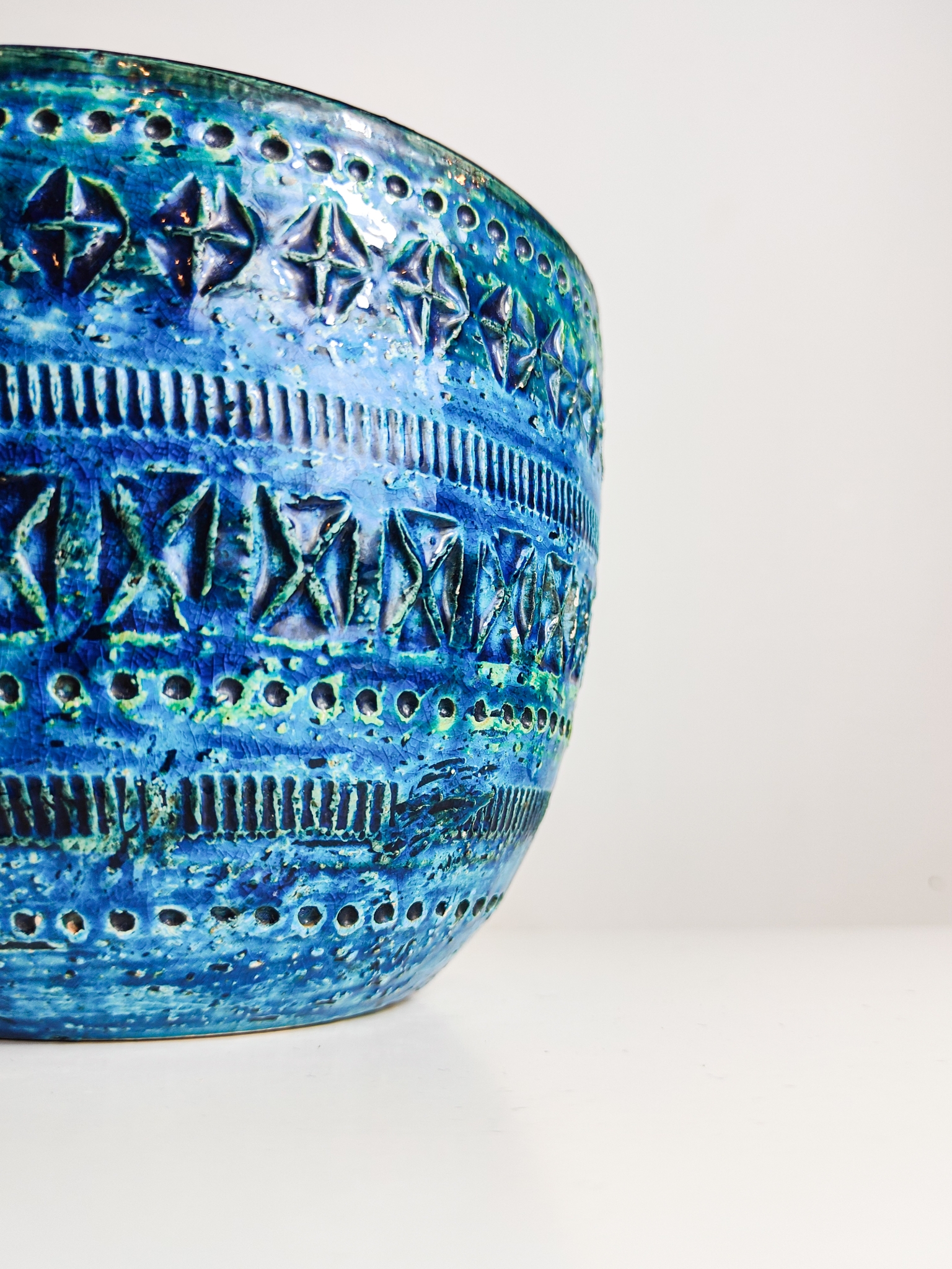 Aldo Londi for Bitossi Rimini Blu Cachepot