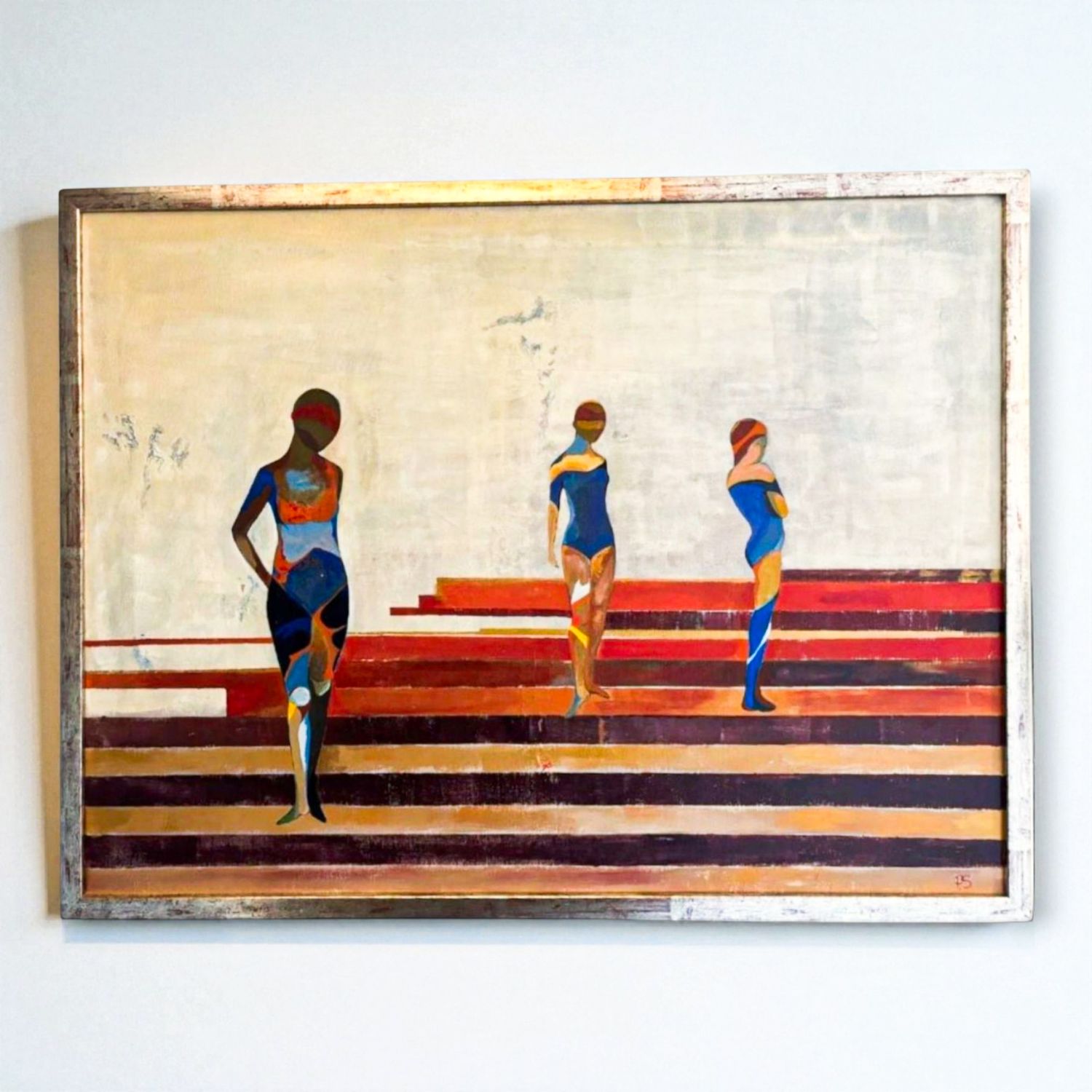 Expressionism Framed Acrylic on Canvas