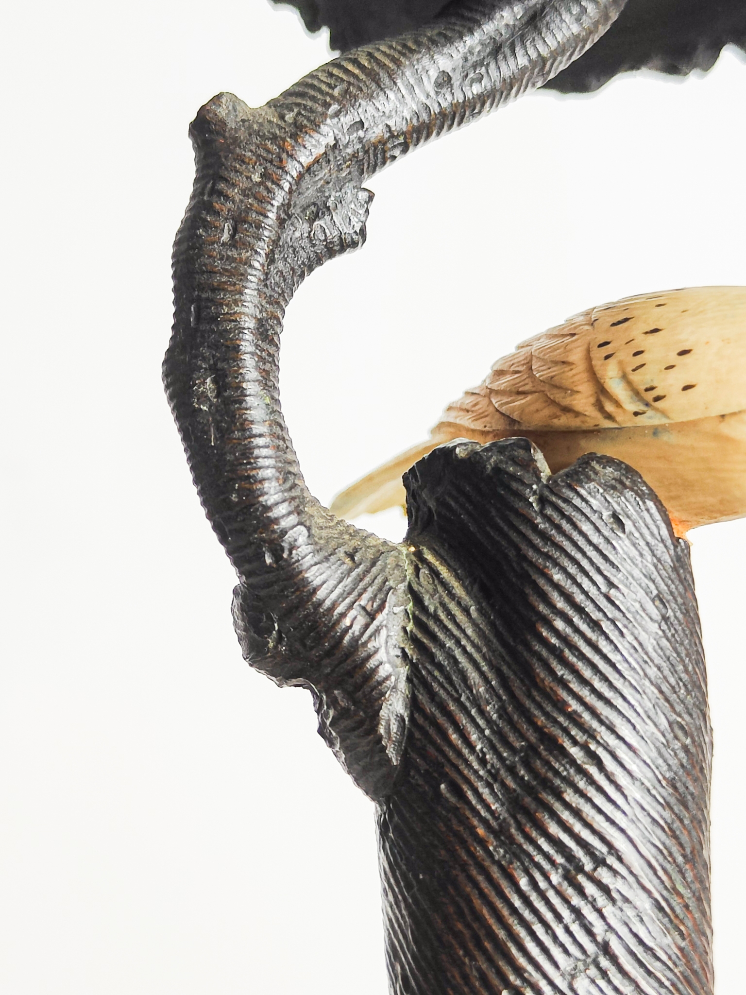 English 19th Century Bronze Candlestick