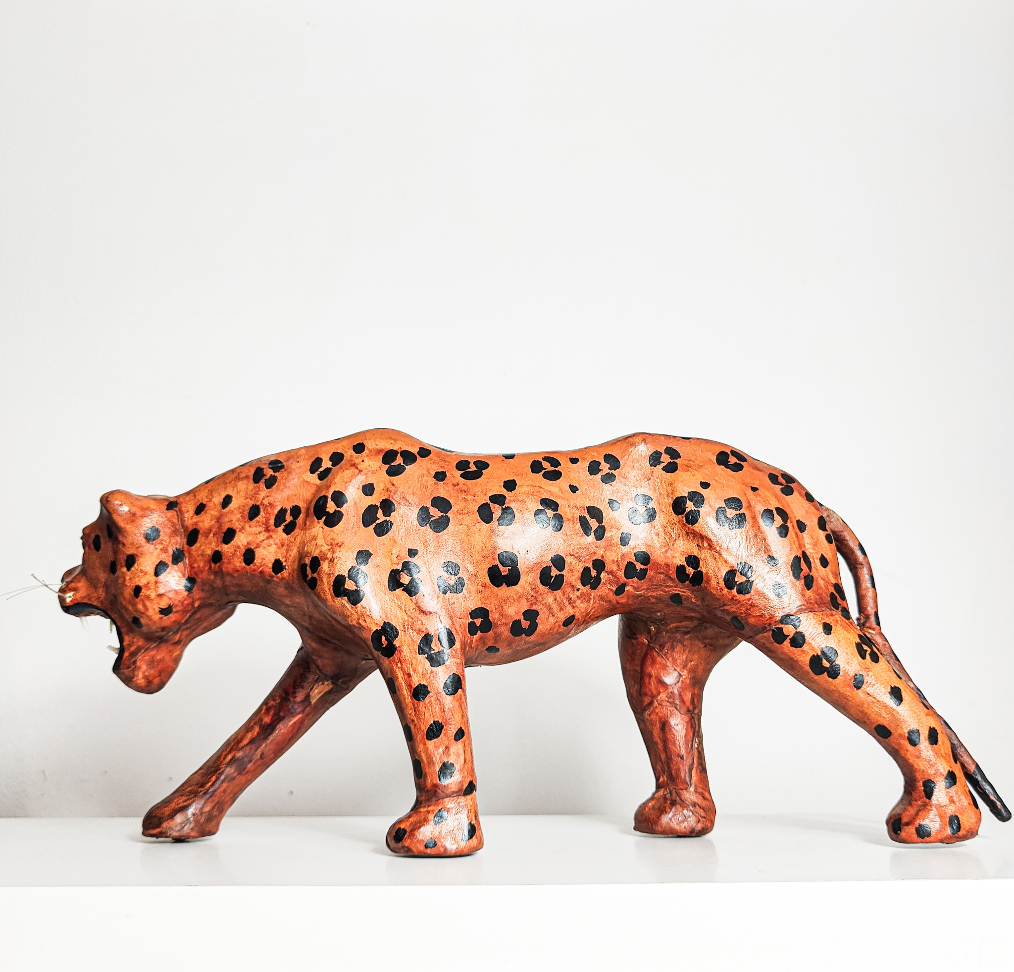 Liberty Style Leather Leopard 1960s
