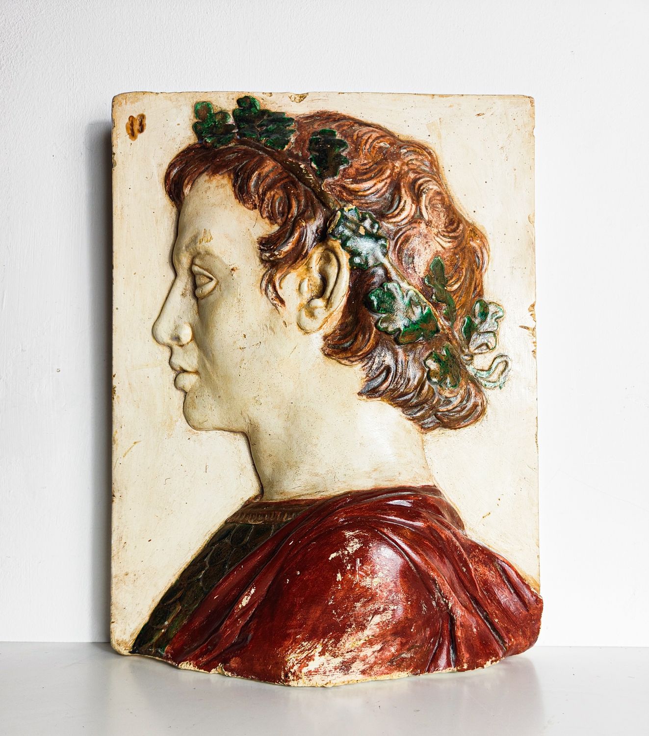 Classical Style Relief Plaque of Augustus Caesar