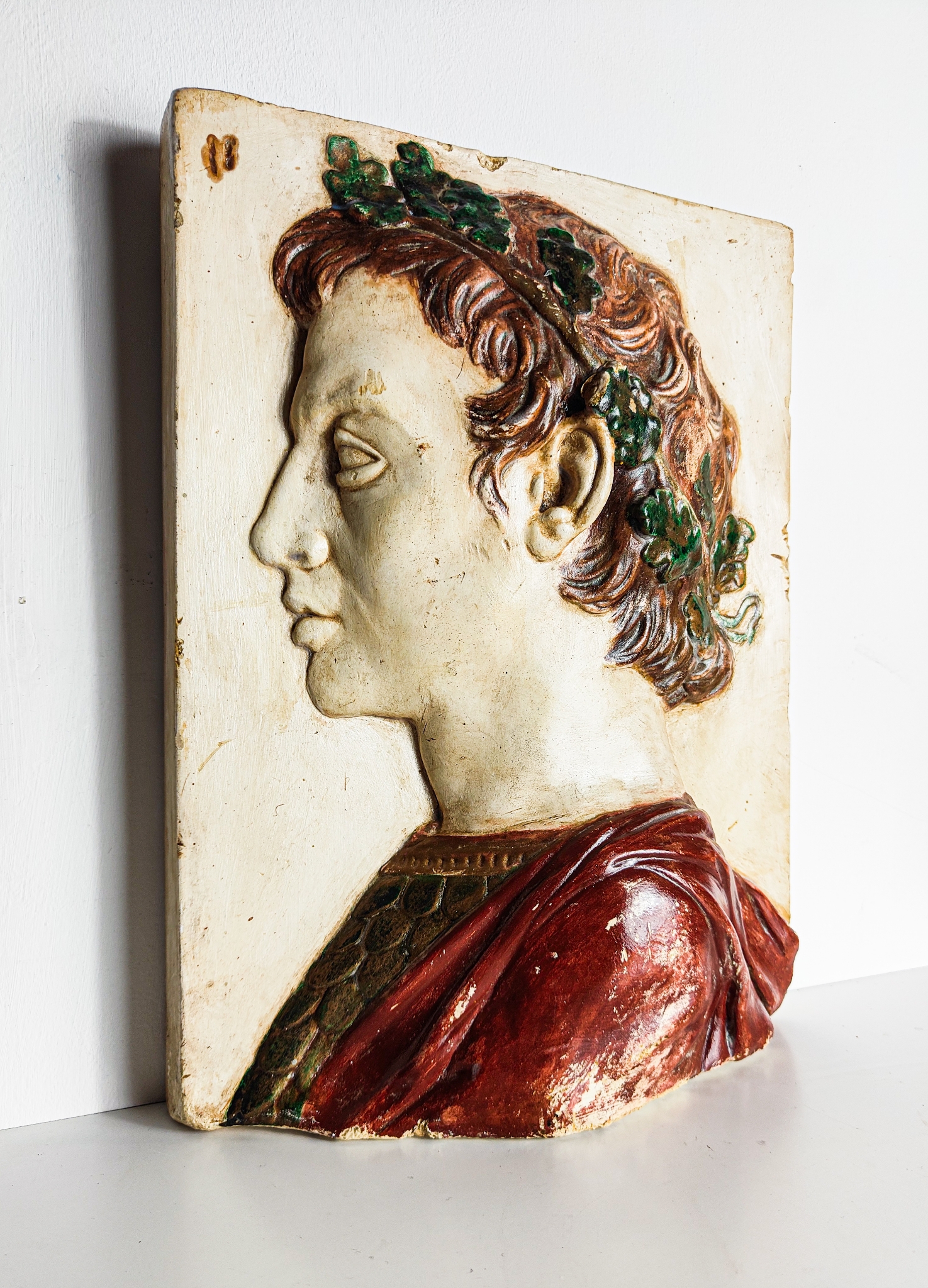 Classical Style Relief Plaque of Augustus Caesar