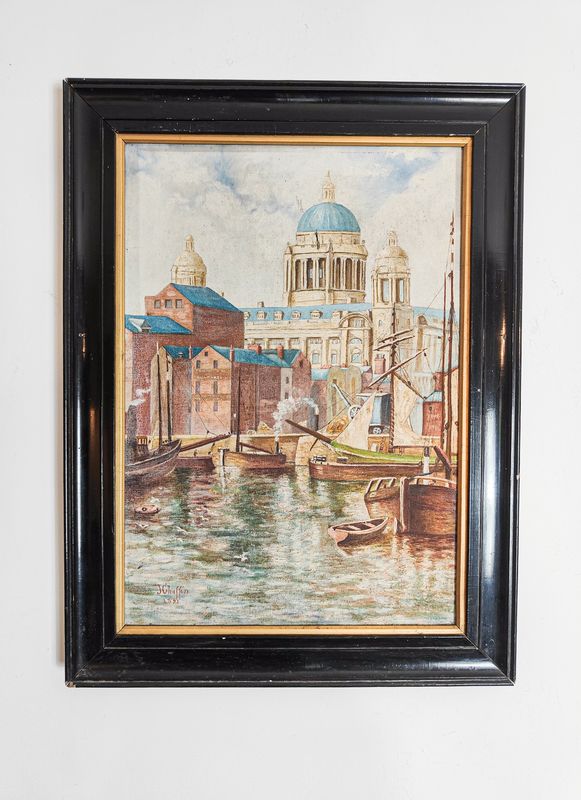 The Dublin Quayside: A 1921 Dublin Port Study