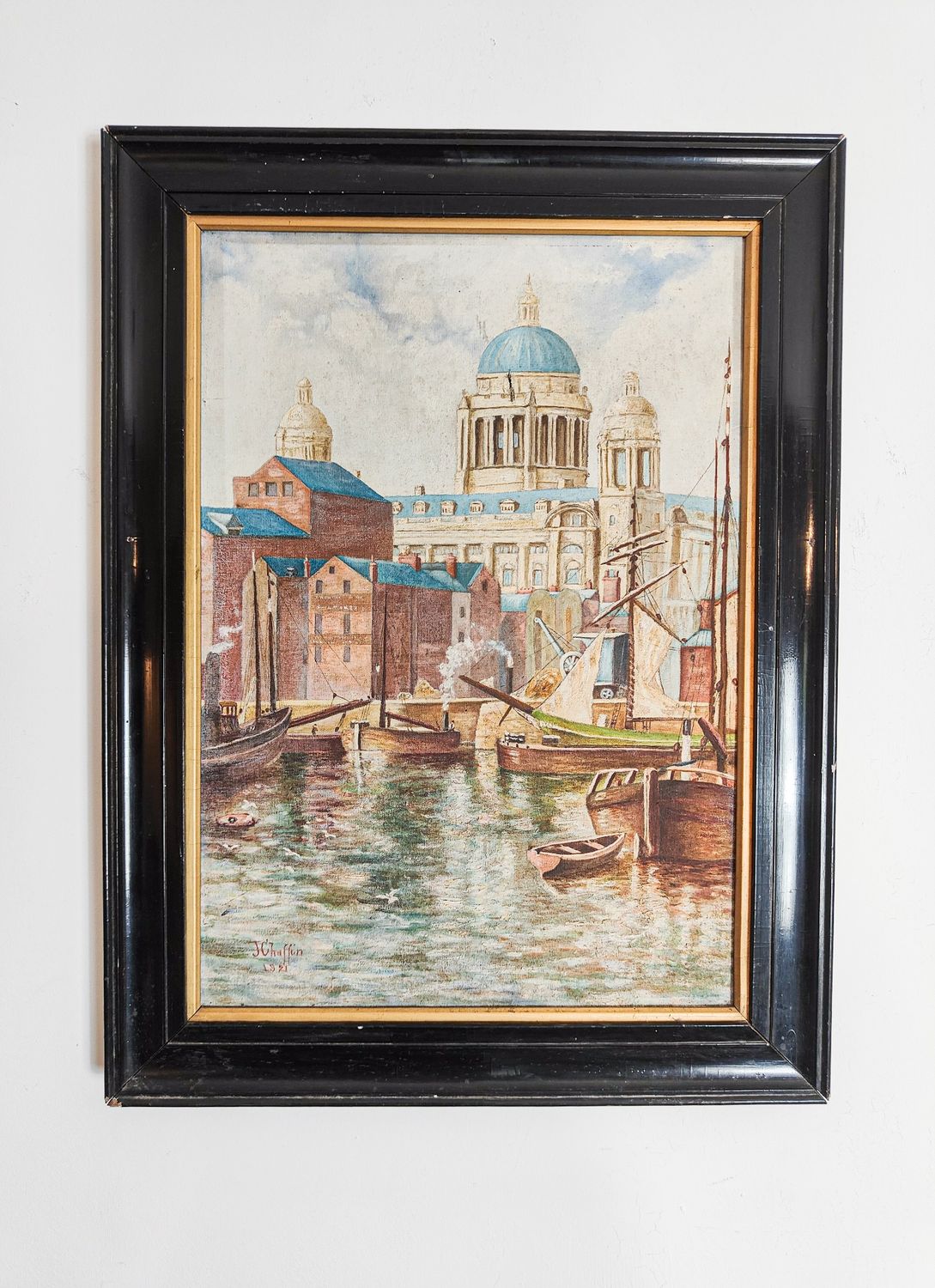 The Dublin Quayside: A 1921 Dublin Port Study