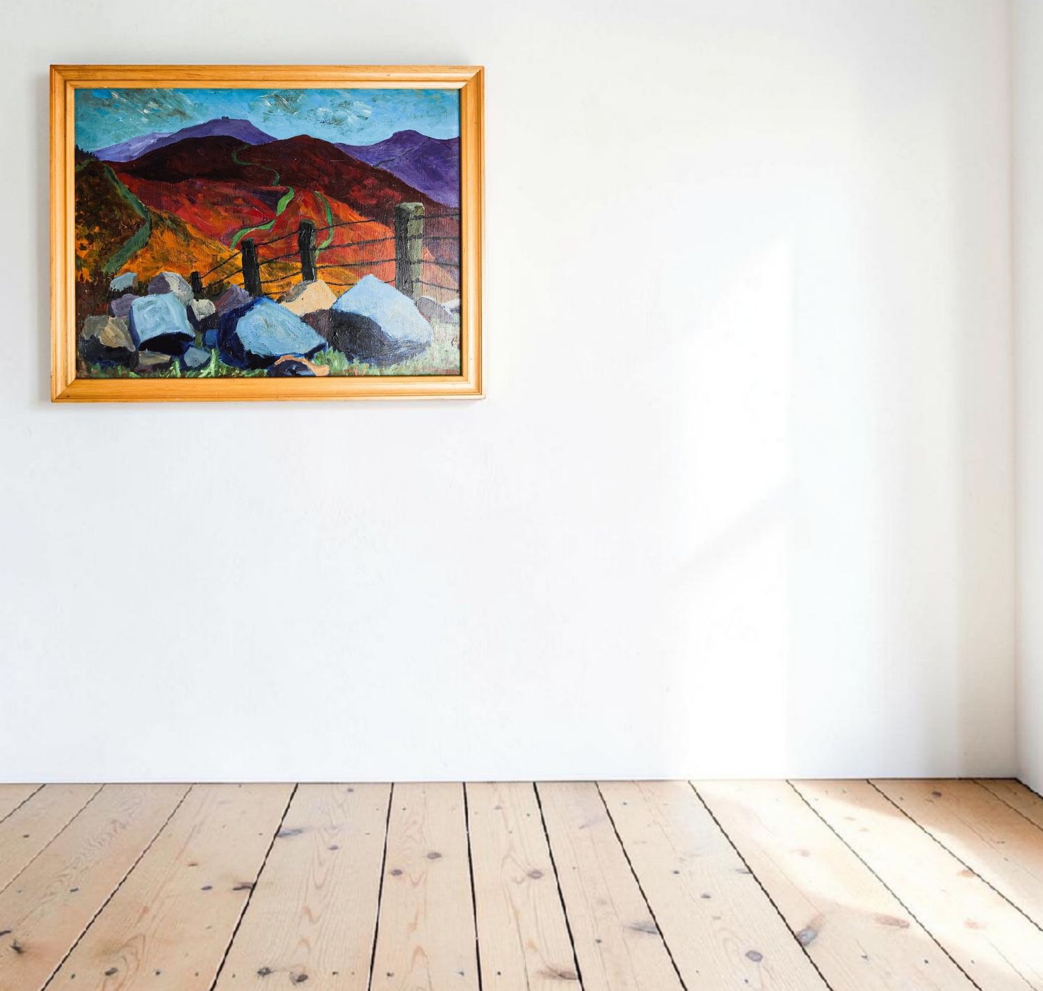 Moel Famau from Moel Llys-y-Coed – Original Acrylic Painting by Priscilla Fursdon Moel Famau from Moel Llys-y-Coed – Original Acrylic Painting by Priscilla Fursdon