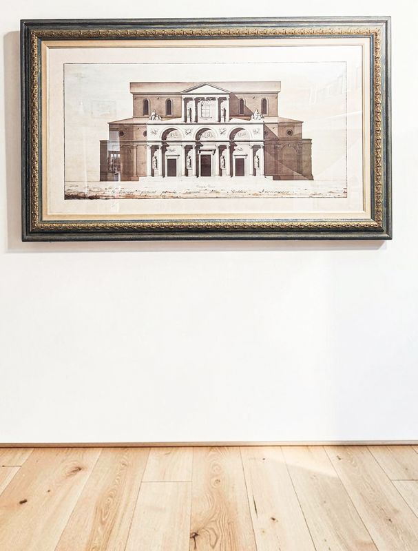 Framed Architectural Facade Print Proposed Design for San Lorenzo Basilica (Florence, Italy) Framed Architectural Facade Print Proposed Design for San Lorenzo Basilica (Florence, Italy)