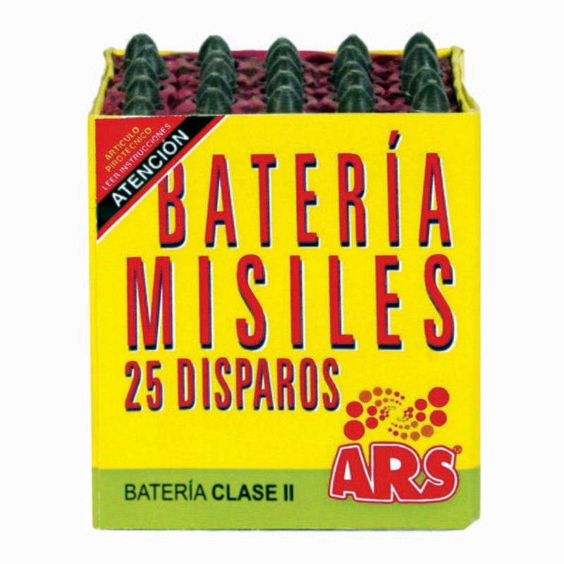 BATERÍA 25 MISILES