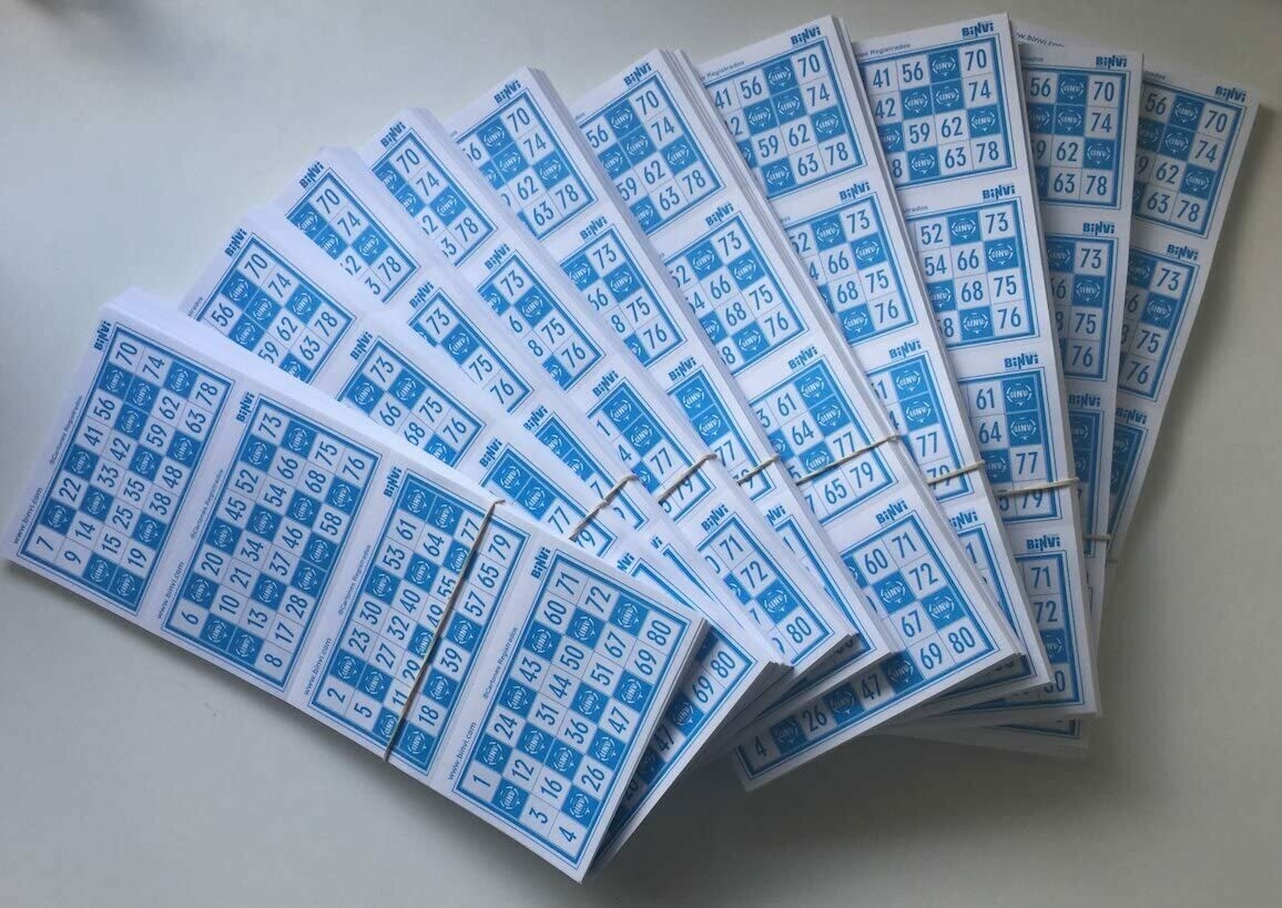 CARTONES BINGO TROQUELADOS
