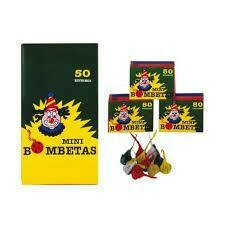 50 Mini bombetas PAYASO