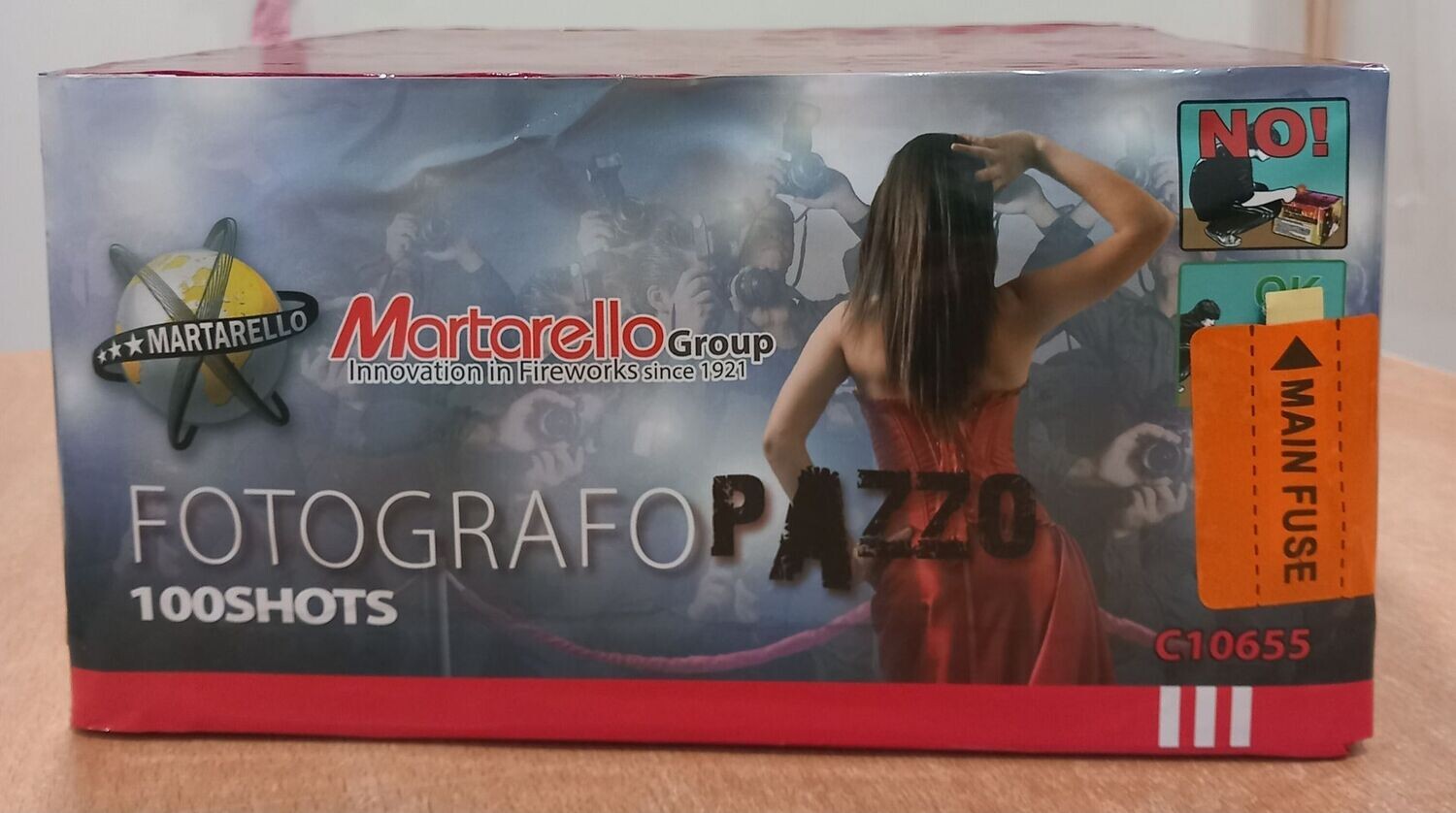 BATERIA FOTOGRAFO PAZZO 100 DISPAROS