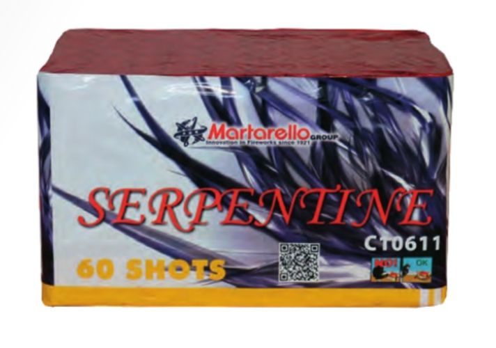 BATERÍA SERPENTINE 60 DISPAROS