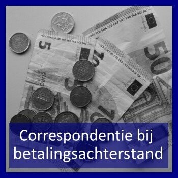 Correspondentie betalingsachterstand