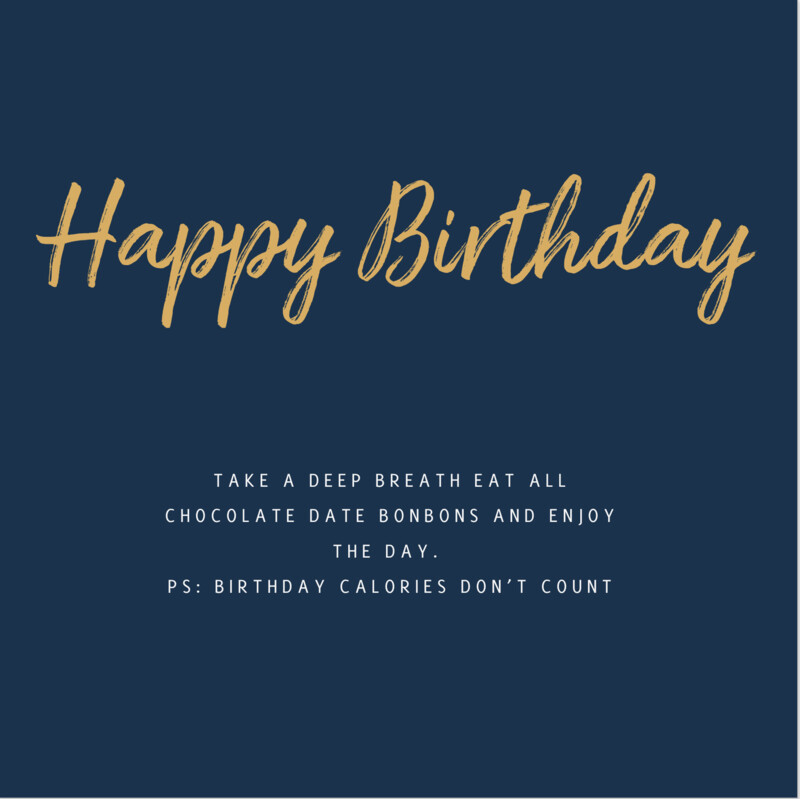 Postcard 'Happy Birthday'