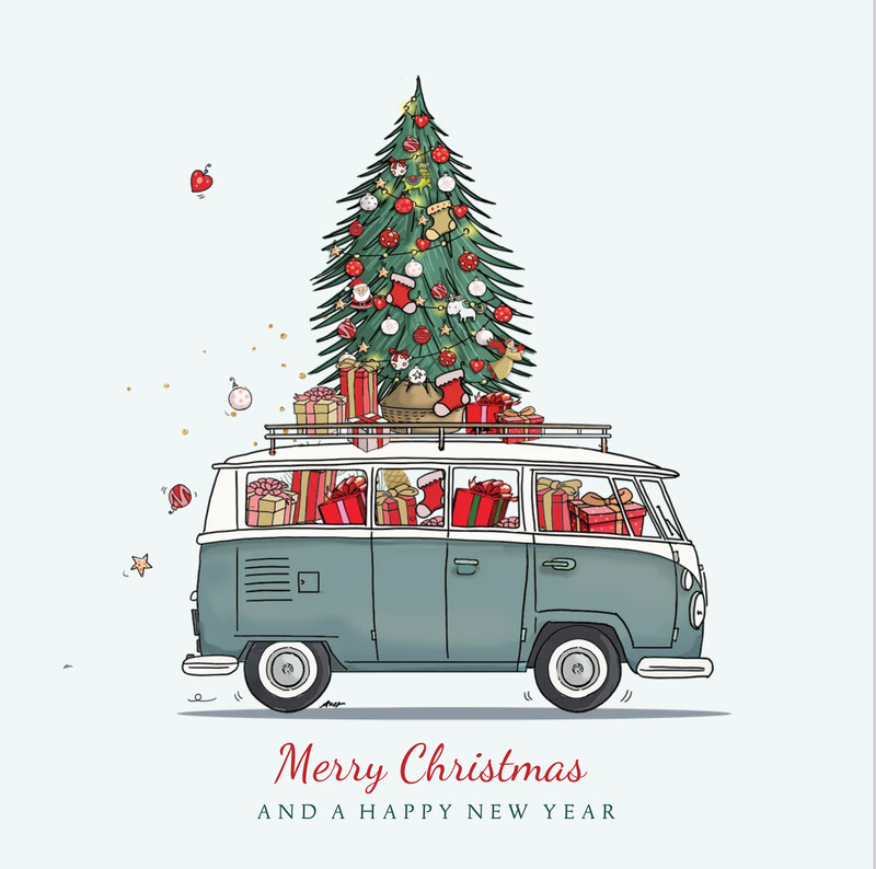 Postcard 'Merry Christmas'