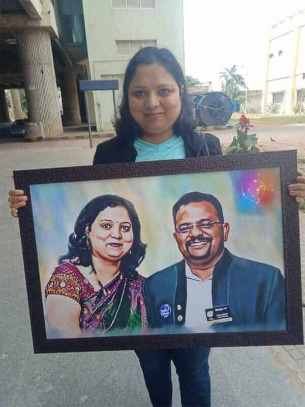 Most Demanded artwork Handmade Digital Oil Painting  ( 20 x 30 Inch ) No Ai work