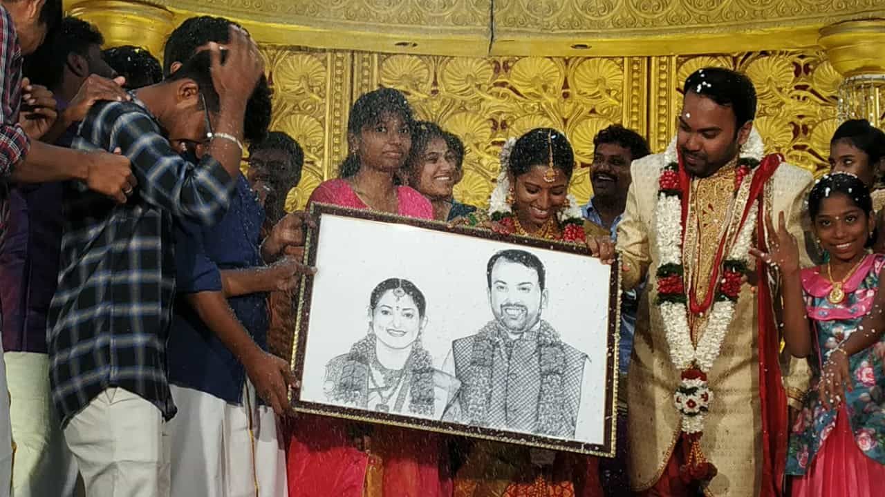 Real Handmade Sketch 20 x 30 Inch (No Ai )