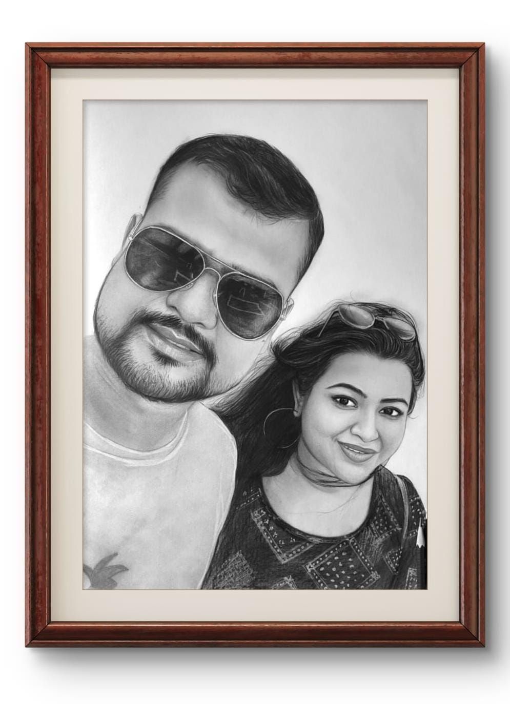 Real Handmade Sketch 12 x 18 Inch (No Ai )