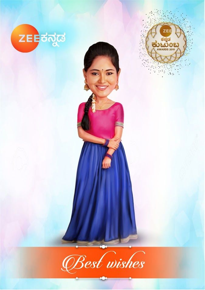 Handmade Digital Caricature  6 x 8 Inch (No Ai)