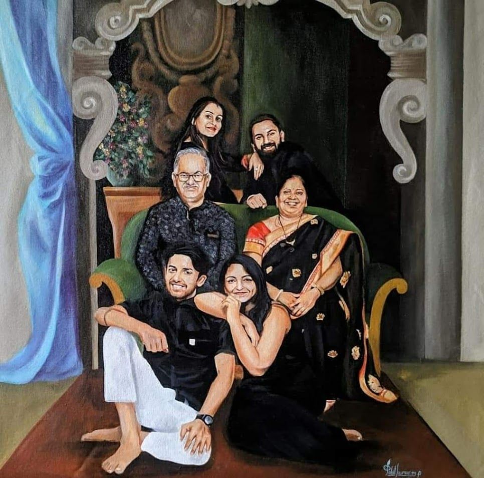 Real Handmade oil painting 16 x 24 Inch (No ai)